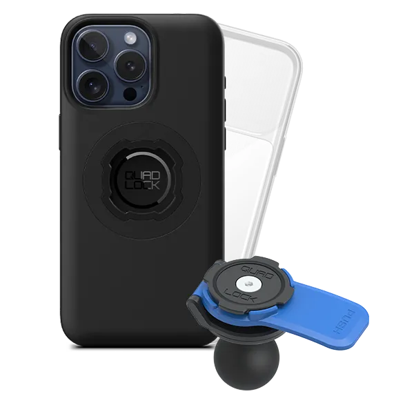 1" Ball Adaptor Motorcycle Kits - iPhone